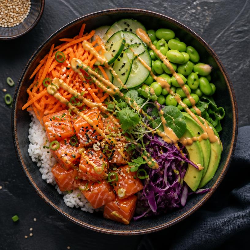 Poke Bowl de Salmão